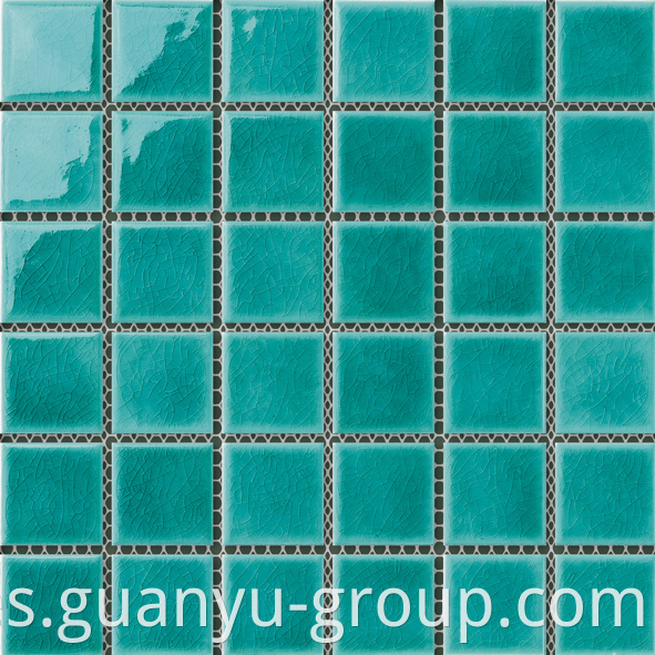 Green Swimming Pool Mosaic